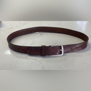 Men’s Italian Leather Brown Belt Size 40-41”